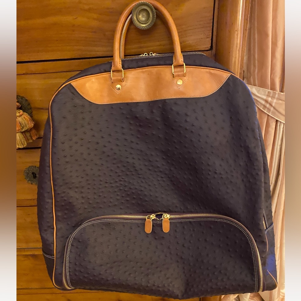 Max Tamara Ostrich weekend bag
